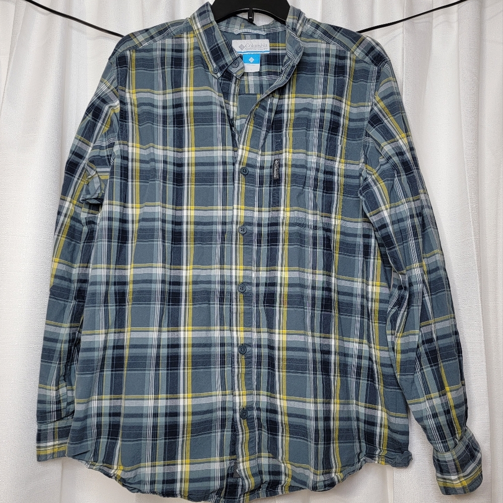 Plaid Columbia button up